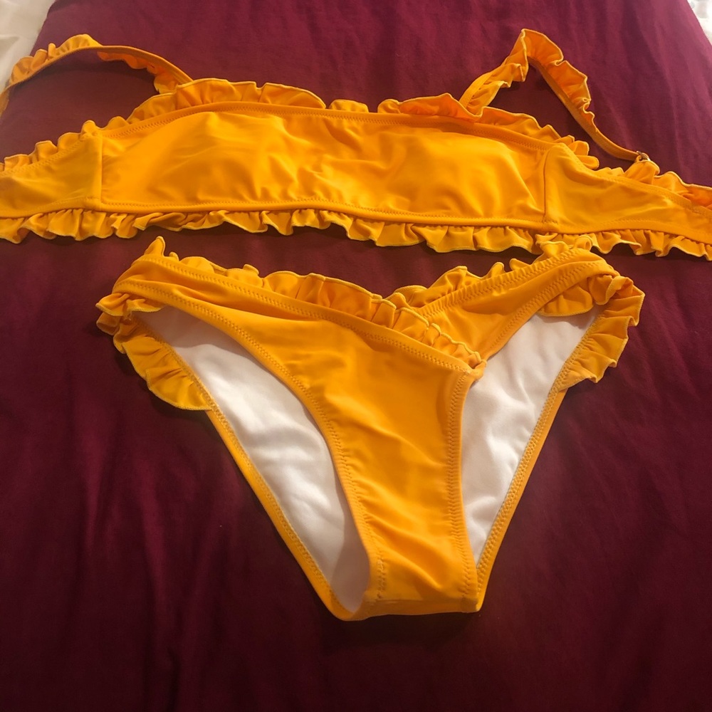 SHEIN Orange Bikini Bathing Suit